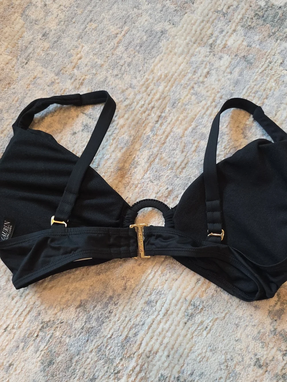 Ralph Lauren Black Swim Top
